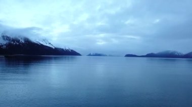 Seward, Alaska alan gün ışığında son saat 