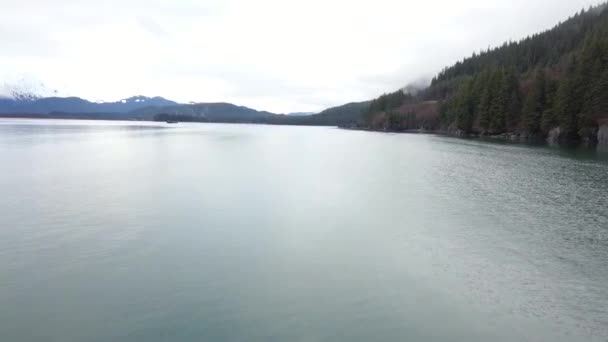 Últimas Horas Luz Área Seward Alaska — Vídeos de Stock