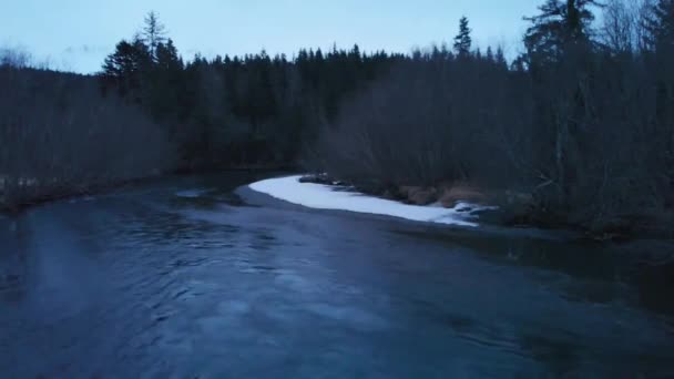 Atemberaubende Frühlingsausblicke Von Alaska — Stockvideo