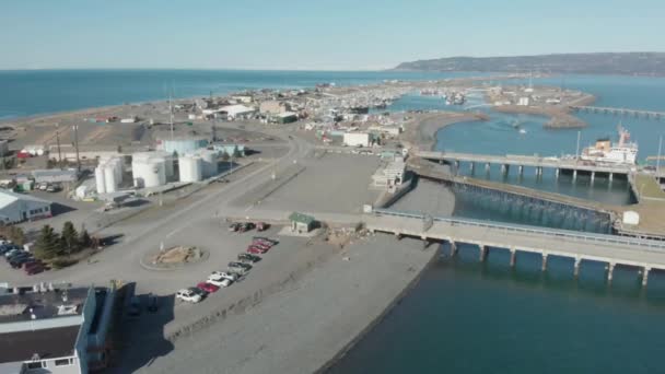 Vistas Mundialmente Famoso Cuspo Homer Alaska — Vídeo de Stock