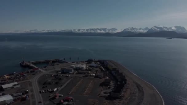 Uitzicht Vanaf Wereldberoemde Spit Homer Alaska — Stockvideo