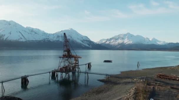 Naturskön Utsikt Över Uppståndelsen Bay Alaska — Stockvideo