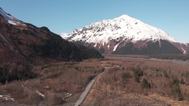 Impresionantes Vistas Primavera Desde Alaska — Vídeo de stock