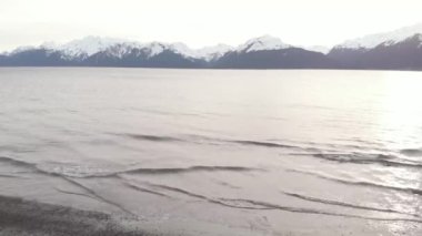 Seward Alaska'dan manzaralar 
