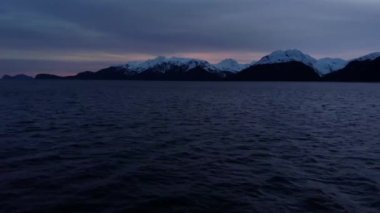 Alaska akşam plaj manzaraları 