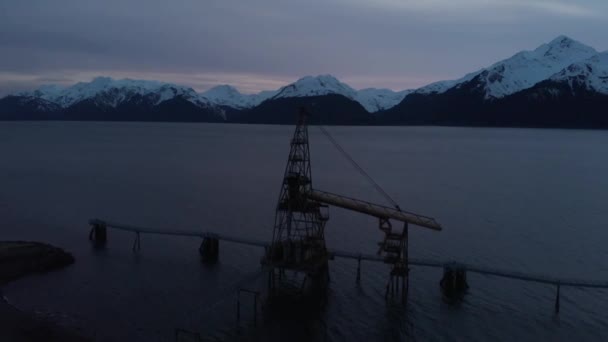 Καταπληκτική Θέα Την Άνοιξη Από Την Αλάσκα — Αρχείο Βίντεο