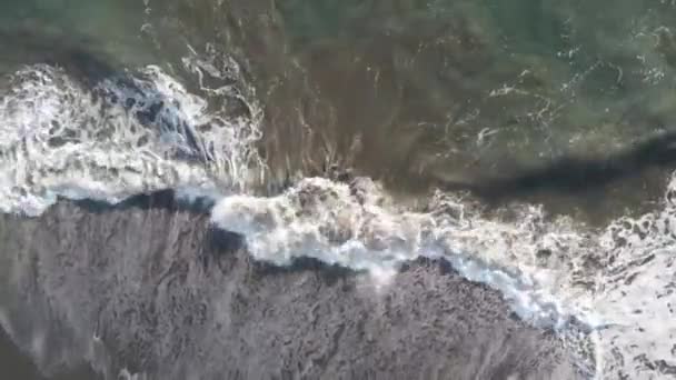 Golven Het Strand Alaska — Stockvideo