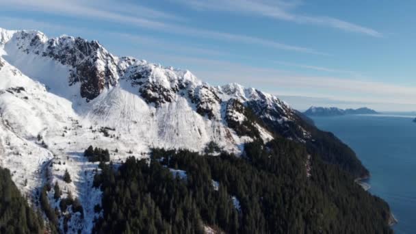 Mountain Top Views Alaska — Stock Video