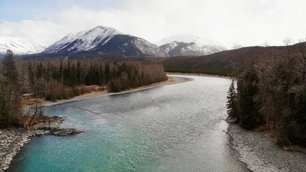 Widok Pustyni Alaska — Zdjęcie stockowe