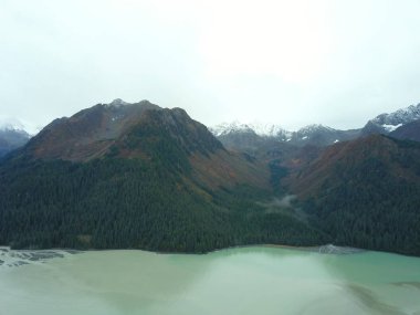 Seward Alaska 'dan yaz saati görünümleri 