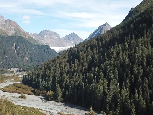 Vistas Hora Verão Seward Alaska — Fotografia de Stock