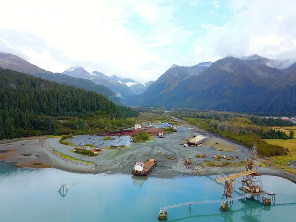 Βιομηχανική Θέα Από Την Αλάσκα — Φωτογραφία Αρχείου