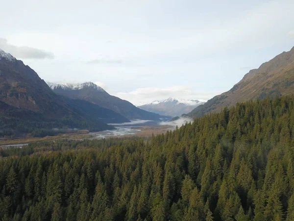 Blick Auf Die Sommerzeit Vom Seward Alaska — Stockfoto