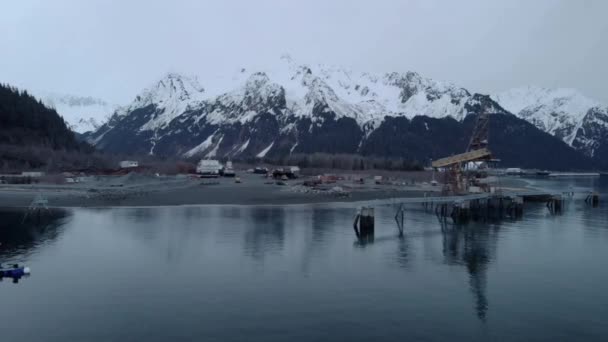 Vistas Panorámicas Desde Seward Alaska — Vídeos de Stock