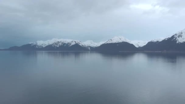 Hermoso Paisaje Primavera Cerca Seward Alaska — Vídeos de Stock