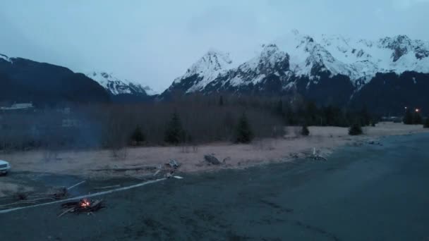 Vacker Vår Natur Nära Seward Alaska — Stockvideo