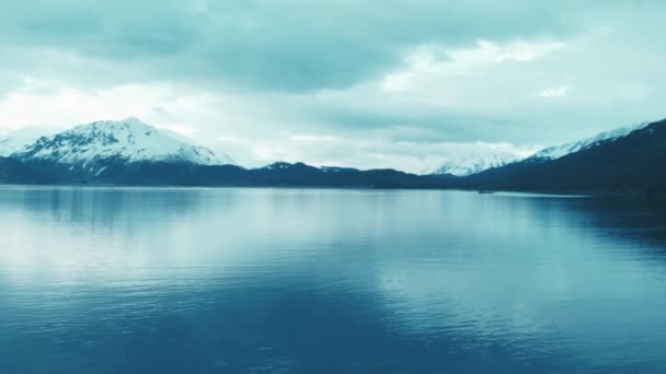 Vacker Vår Natur Nära Seward Alaska — Stockvideo