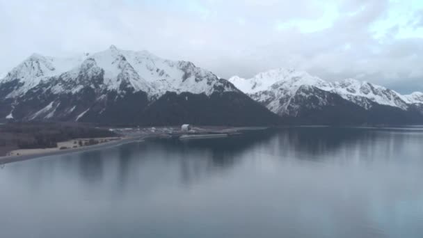 Bellissimo Paesaggio Primaverile Vicino Seward Alaska — Video Stock