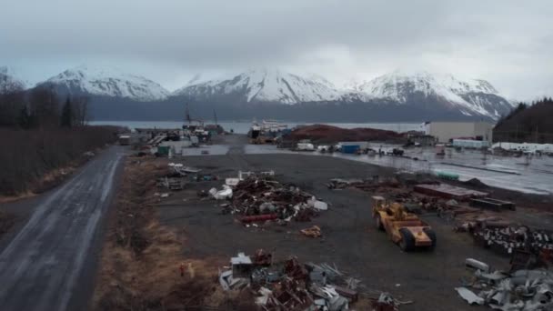 Widoki Przemysłowe Alaska — Wideo stockowe