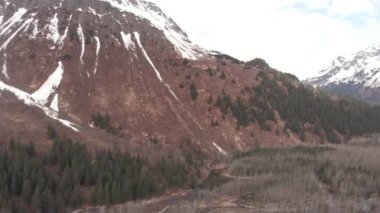 Seward Alaska'dan manzaralar 