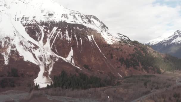Живописные Виды Сьюард Аляска — стоковое видео