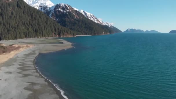 Vistas Panorámicas Desde Seward Alaska — Vídeo de stock