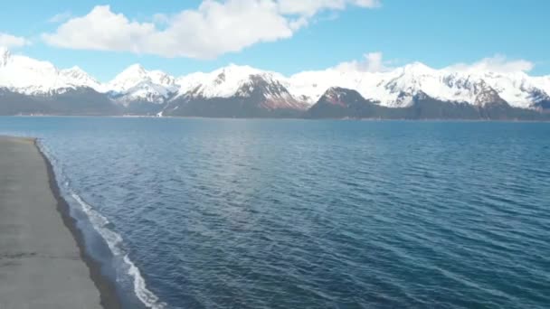 Beautiful April Views Alaska — Stock Video