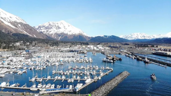 Bateaux Travail Sur Eau Alaska — Photo