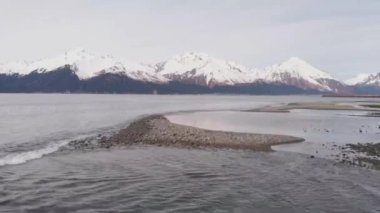 Seward Alaska'dan bahar manzaraları 