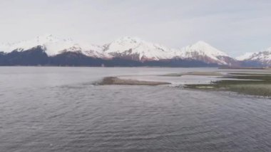 Seward Alaska'dan bahar manzaraları 