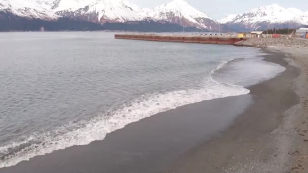 Tavaszi Nézetek Seward Alaszkából — Stock videók