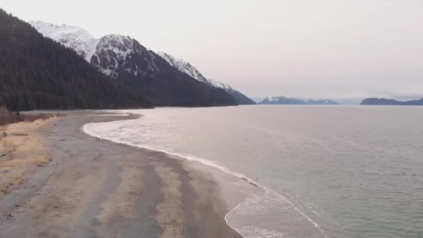 Spring Time Views Seward Alaska — Stock Video