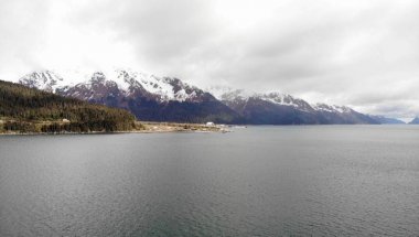 Seward Alaska tersanesinden manzaralar 