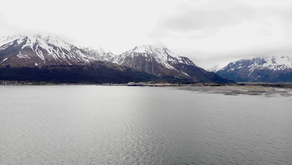 Výhledy Loděnice Seward Aljašce — Stock fotografie