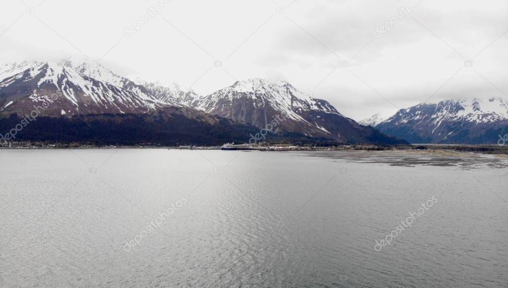 Views from shipyard in Seward Alaska 