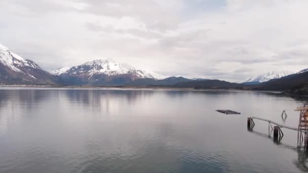 Воскресенский Залив Сьюард Аляске — стоковое видео