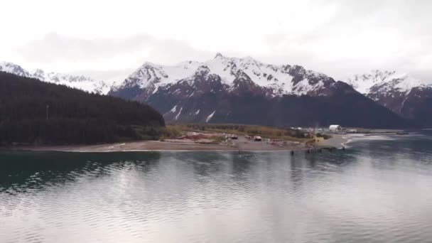 Wiederauferstehung Bucht Seward Alaska — Stockvideo