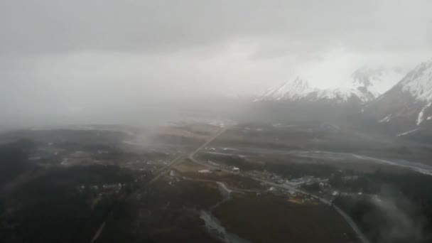 Obszar Salmon Creek Seward Alaska — Wideo stockowe