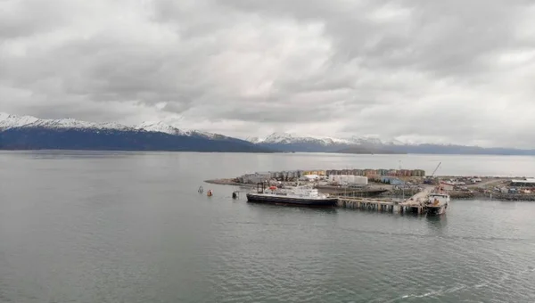 Utsikt Över Kachemak Bay Och Spit Homer Alaska — Stockfoto