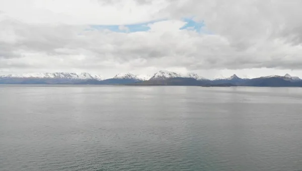 Вид Залива Качемак Аляску — стоковое фото