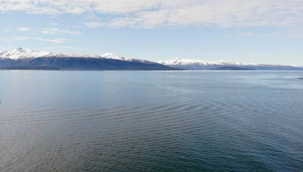 Θέα Από Τον Κόλπο Του Κατεμάκ Στο Χόμερ Αλάσκα — Φωτογραφία Αρχείου
