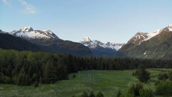 Cenário Primavera Seward Alaska — Fotografia de Stock