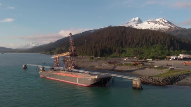 Vue Eau Chantier Naval Alaska — Video