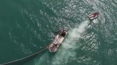 Alaska 'da çalışan ticari somon balıkçı 