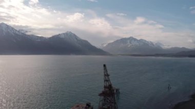 Seward Alaska güzel akşam 