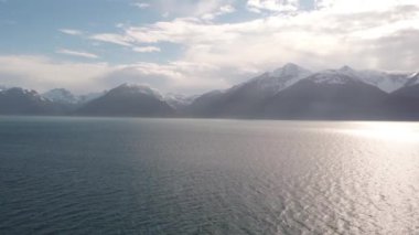 Seward Alaska güzel akşam 