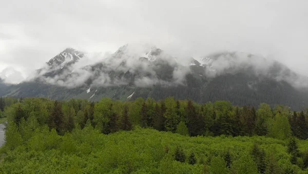 Alaska'nın Chugach dağlarından manzara 