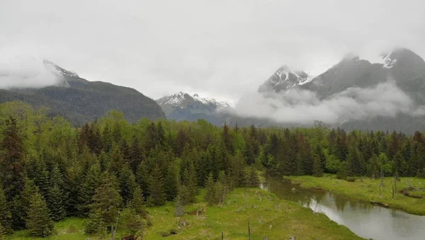 Cenário Das Montanhas Chugach Alasca — Fotografia de Stock