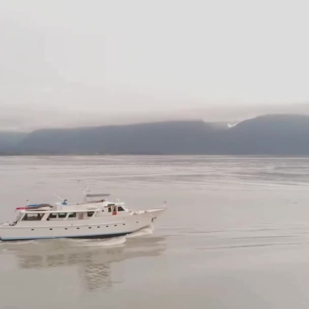 Cruiseschip Seizoen Alaska — Stockvideo