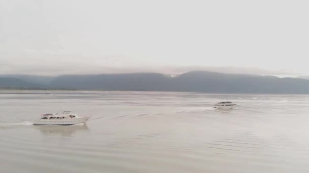 Sétahajó Szezon Alaszkában — Stock videók
